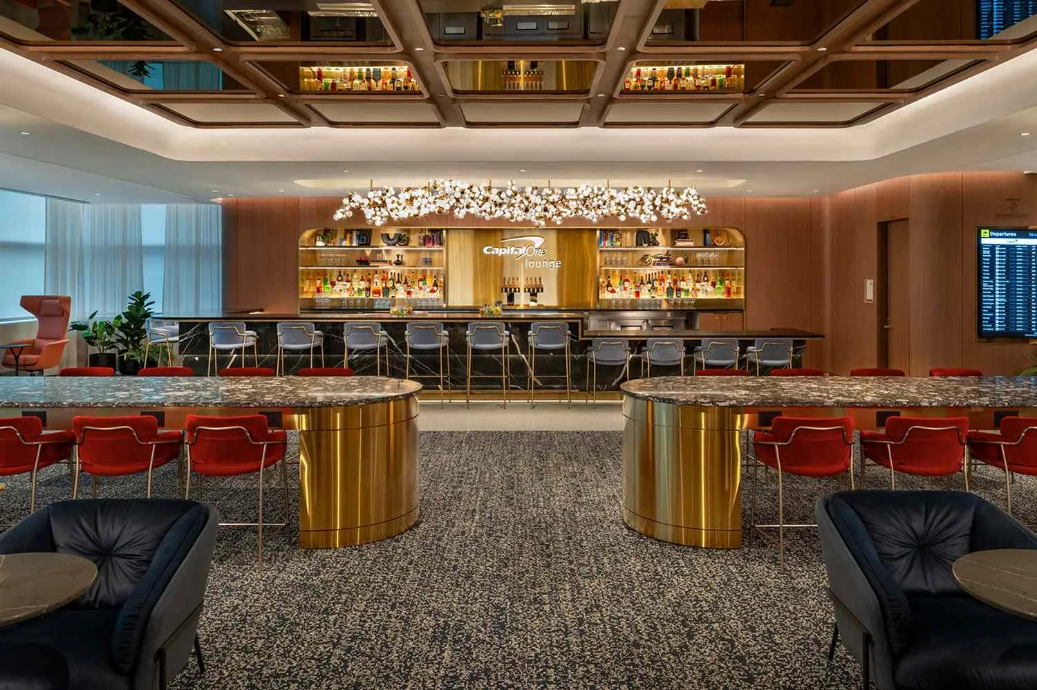 Capital One Lounge interior