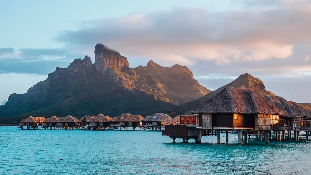 Bora Bora with Mount Otemanu
