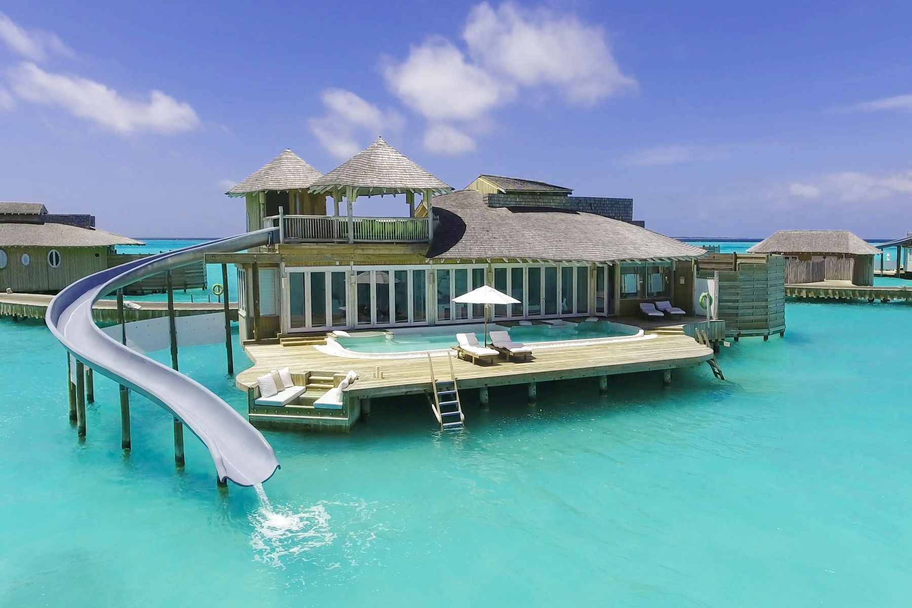 Soneva Jani overwater villa, Noonu Atoll Maldives