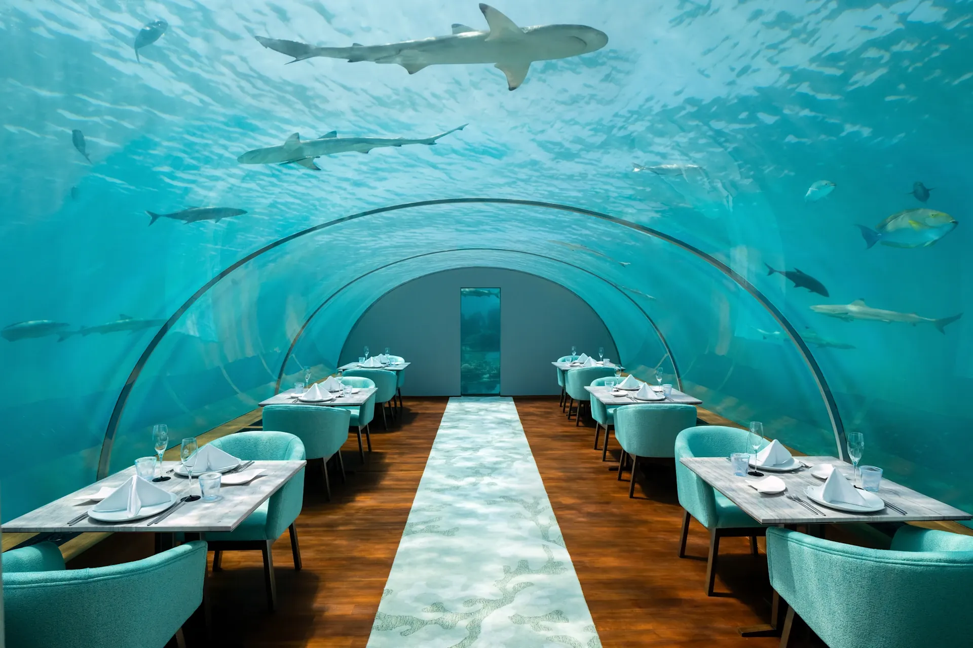 Conrad Maldives Rangali Island twin island aerial