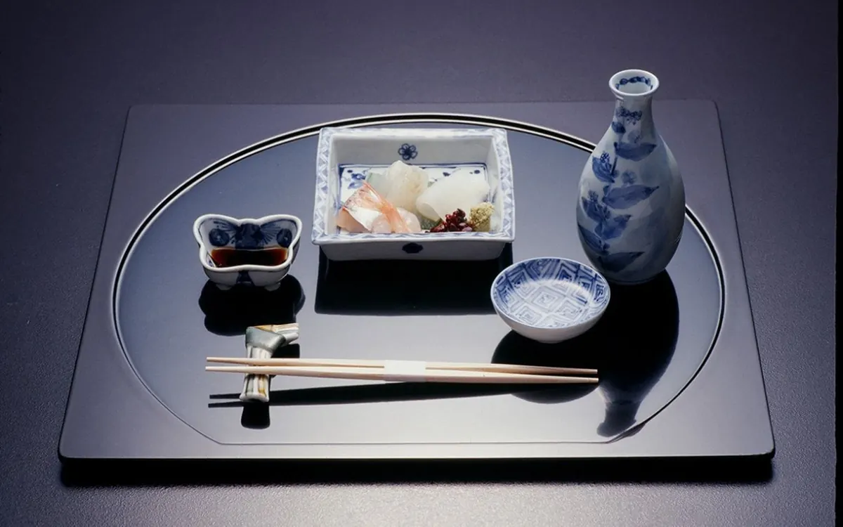 Beniya Mukayu, kaiseki dinner presentation, Yamashiro Onsen