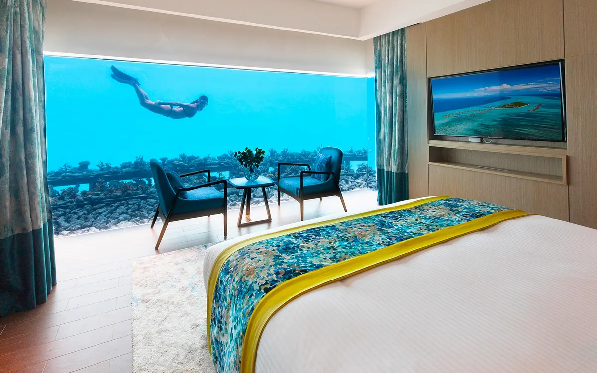 The Aqua Villa, photograph 1, Pullman Maldives Maamutaa, Gaafu Alifu Atoll