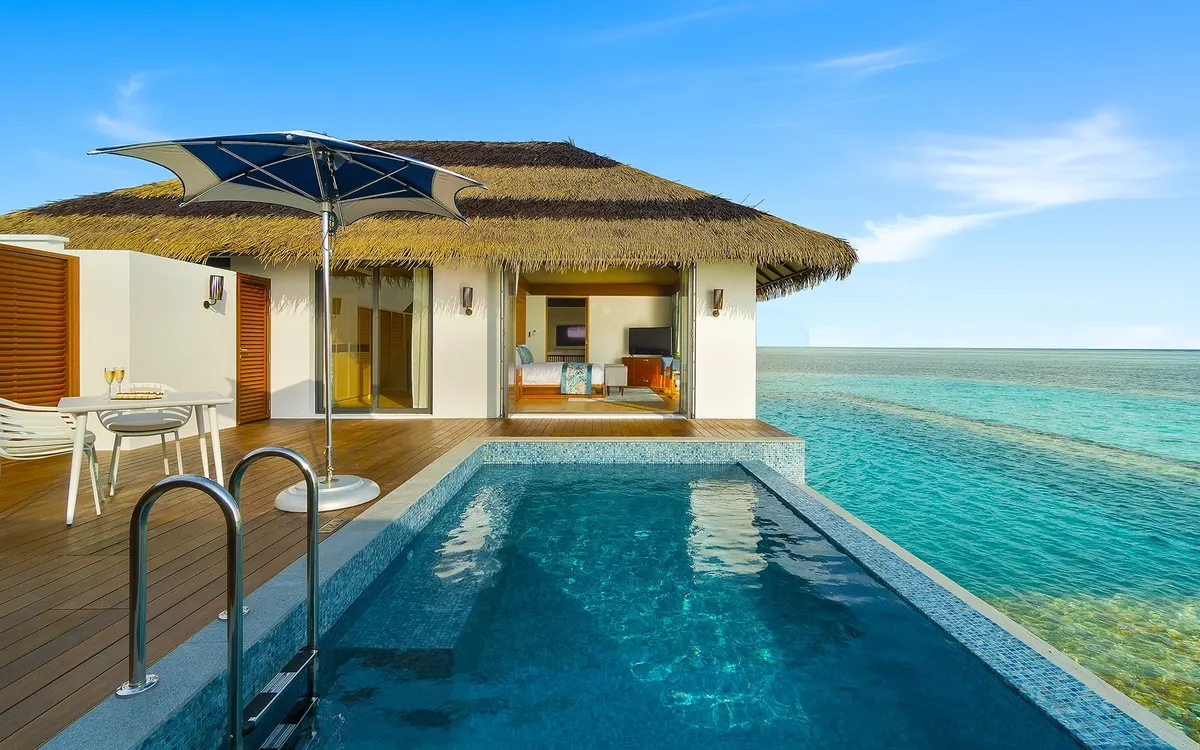 The Aqua Villa, photograph 4, Pullman Maldives Maamutaa, Gaafu Alifu Atoll