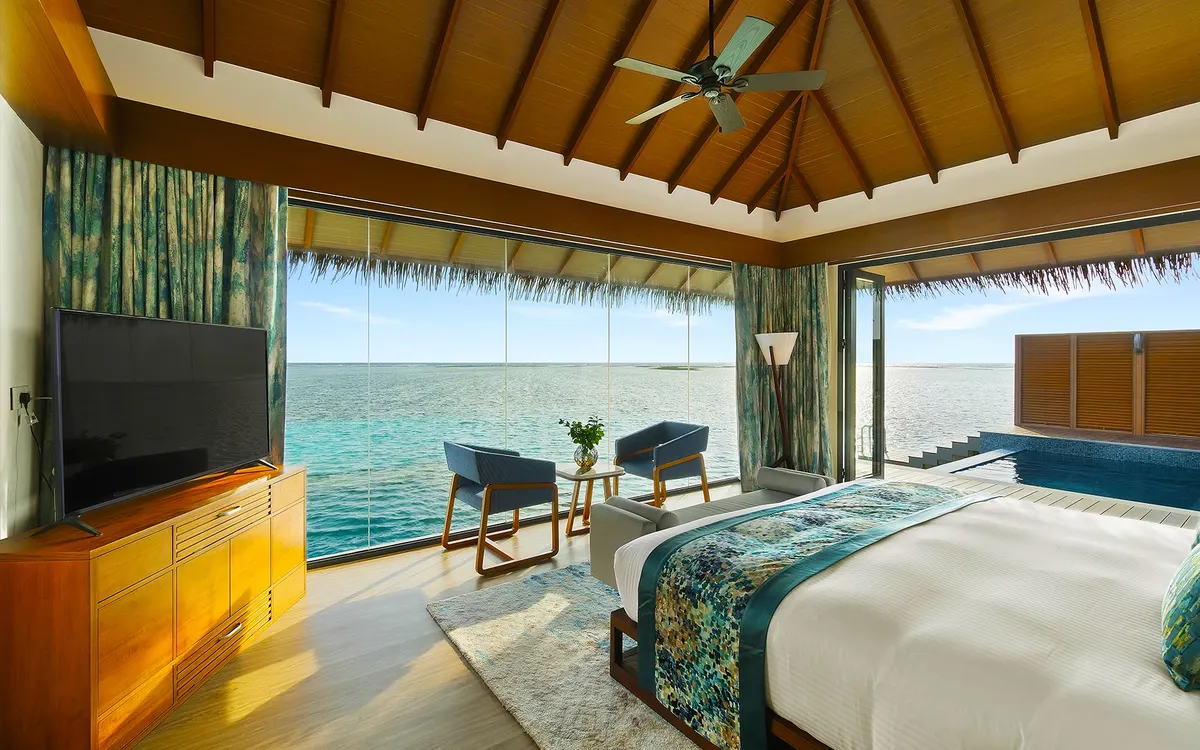 The Aqua Villa, photograph 5, Pullman Maldives Maamutaa, Gaafu Alifu Atoll