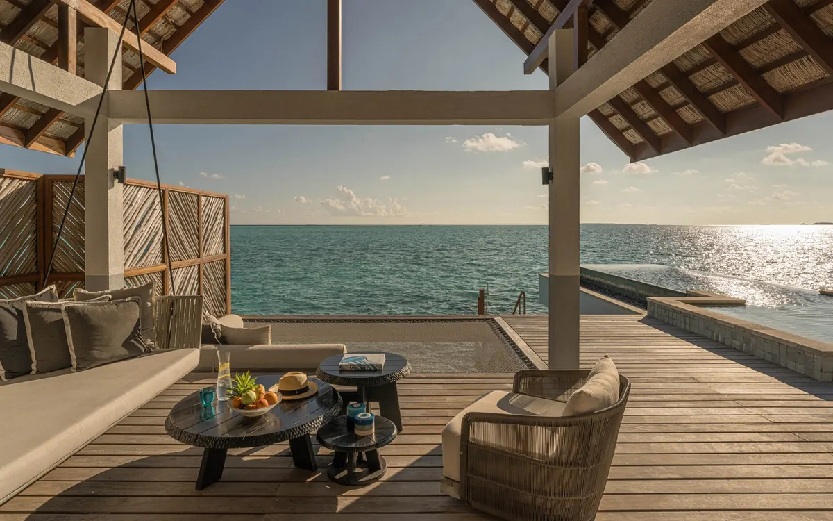 Four Seasons Resort Maldives at Landaa Giraavaru, photograph 2, Baa Atoll, UNESCO Biosphere Reserve