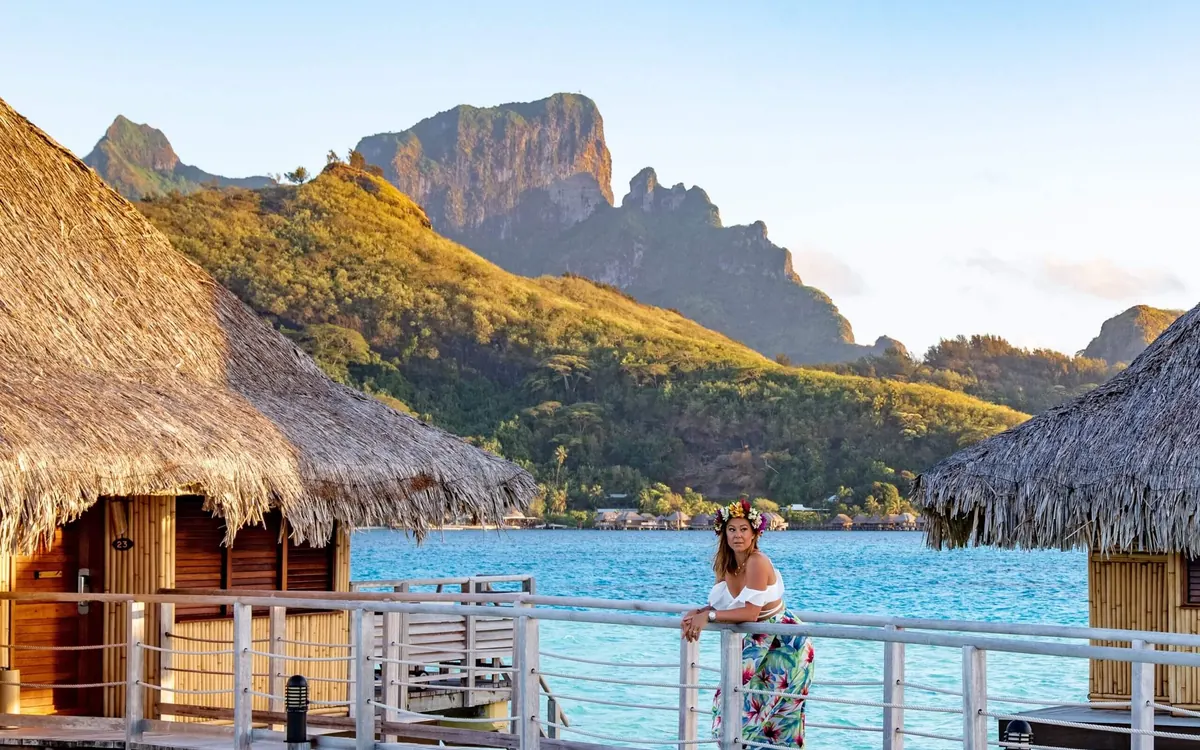InterContinental Bora Bora Le Moana Resort, photograph 1, Matira Point, on the main island