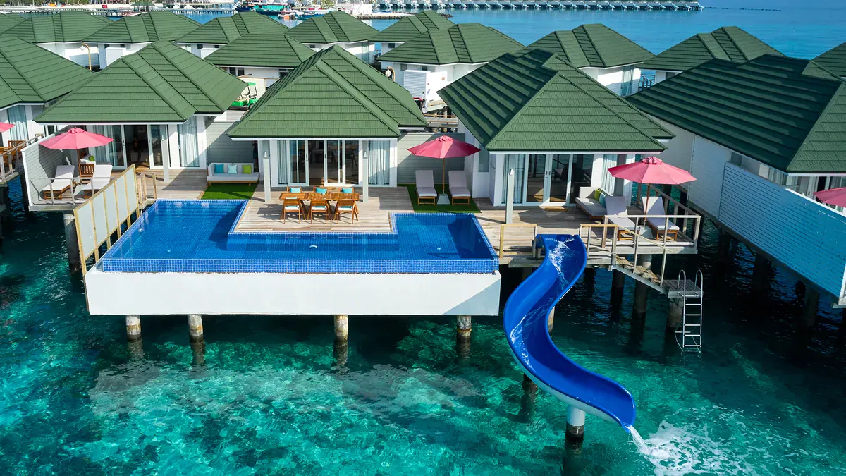 Lagoon Villa with Pool and Slide at Siyam World