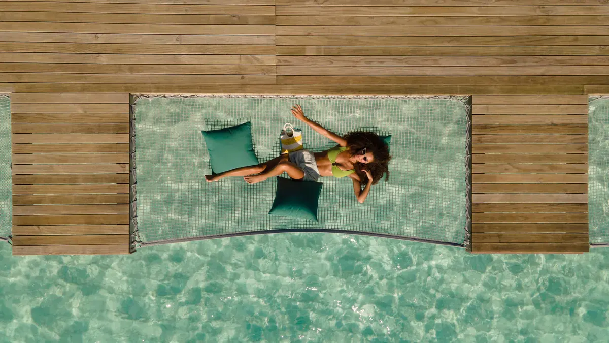 Private pool on an Ocean Signature Villa deck at Sun Siyam Vilu Reef