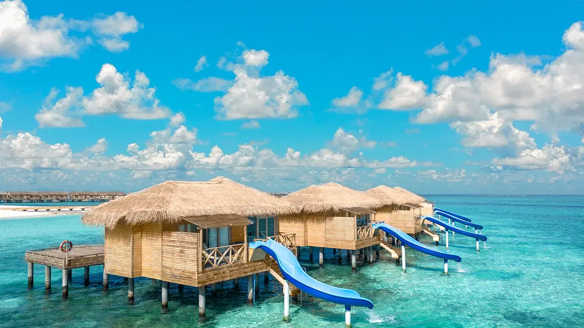 Aqua Suites with slides at You & Me by Cocoon in Raa Atoll
