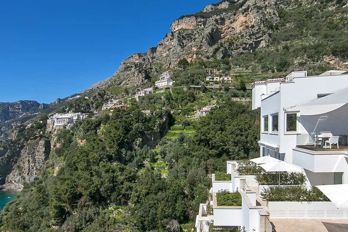 Casa Angelina, Praiano, Amalfi Coast: arrival, grounds and architecture, photographed for Luxury Hotel Compare