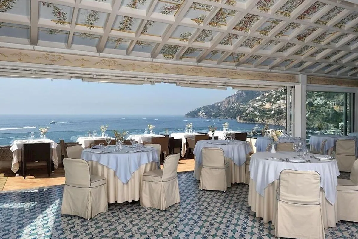 Hotel Luna Convento, Amalfi Town, Amalfi Coast: restaurant, bar and dining terrace, photographed for Luxury Hotel Compare