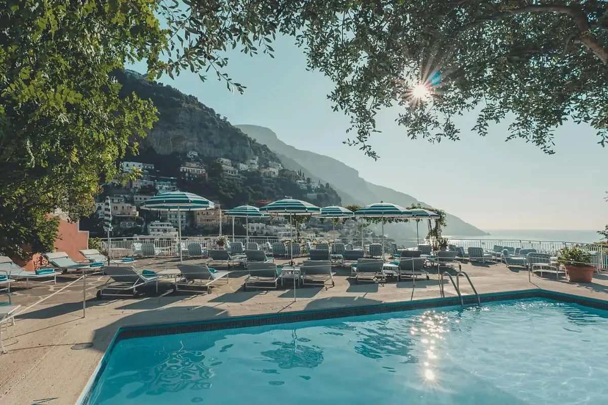 Hotel Poseidon Positano, Positano, Amalfi Coast: pool and spa, photographed for Luxury Hotel Compare
