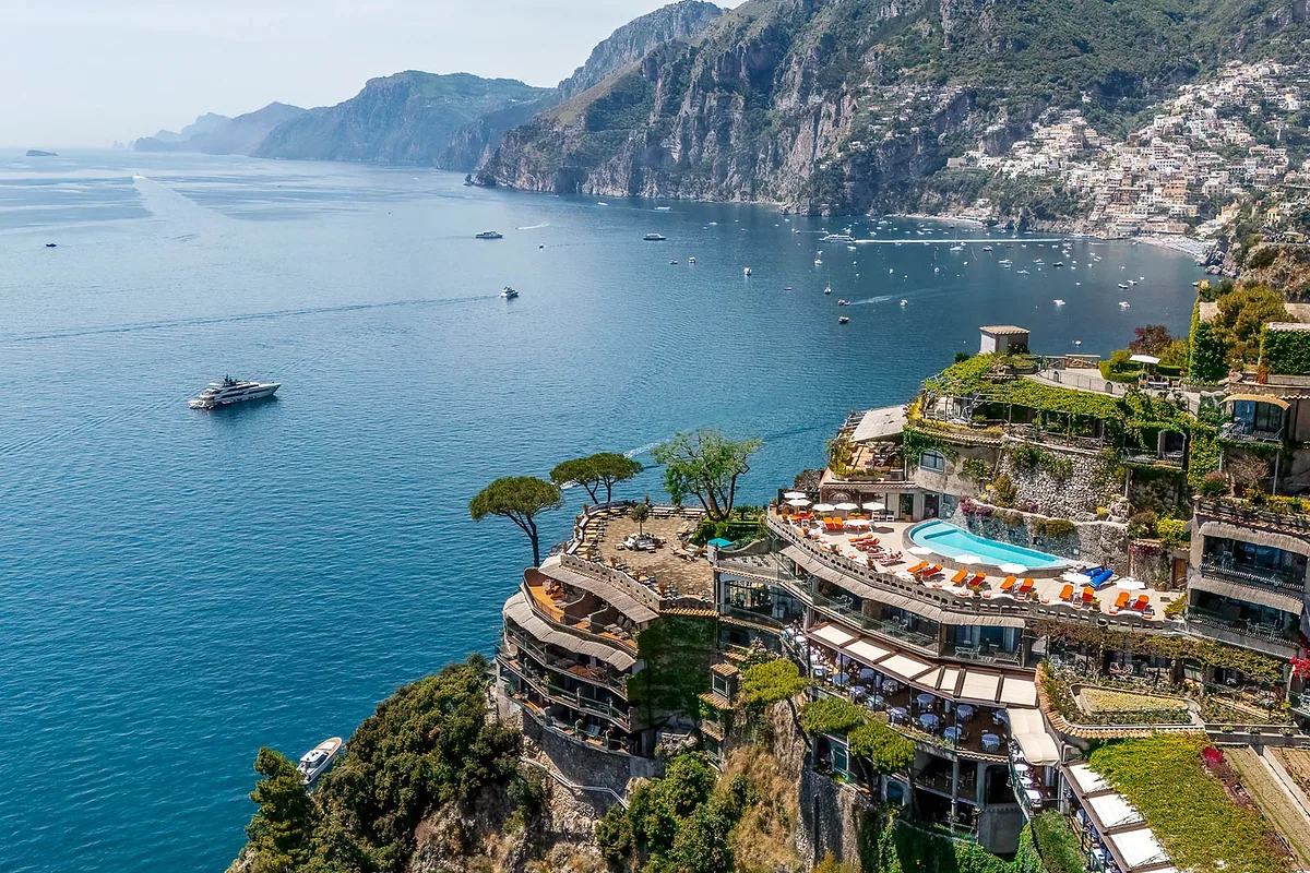 Il San Pietro di Positano, Positano, Amalfi Coast: pool and spa, photographed for Luxury Hotel Compare