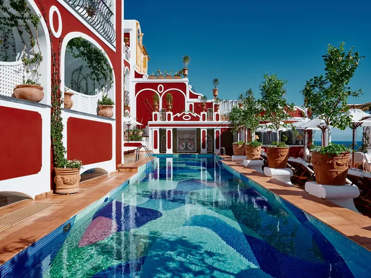 Le Sirenuse, Positano, Amalfi Coast: exterior and setting, photographed for Luxury Hotel Compare