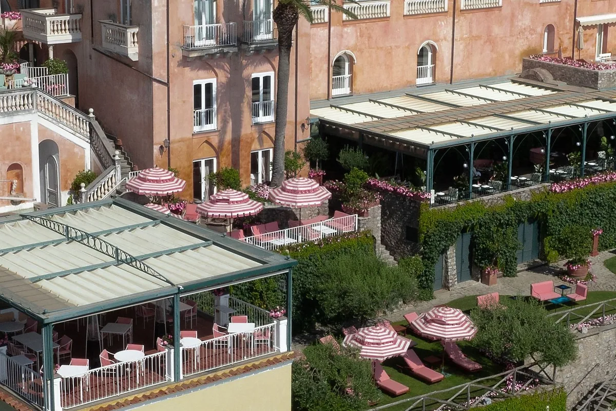 Palazzo Avino, Ravello, Amalfi Coast: arrival, grounds and architecture, photographed for Luxury Hotel Compare