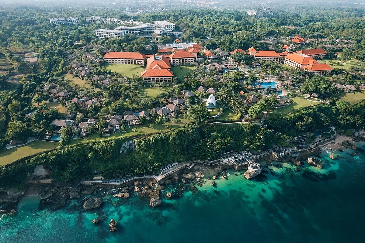 AYANA Resort Bali, Jimbaran, Bali: arrival, grounds and architecture, photographed for Luxury Hotel Compare
