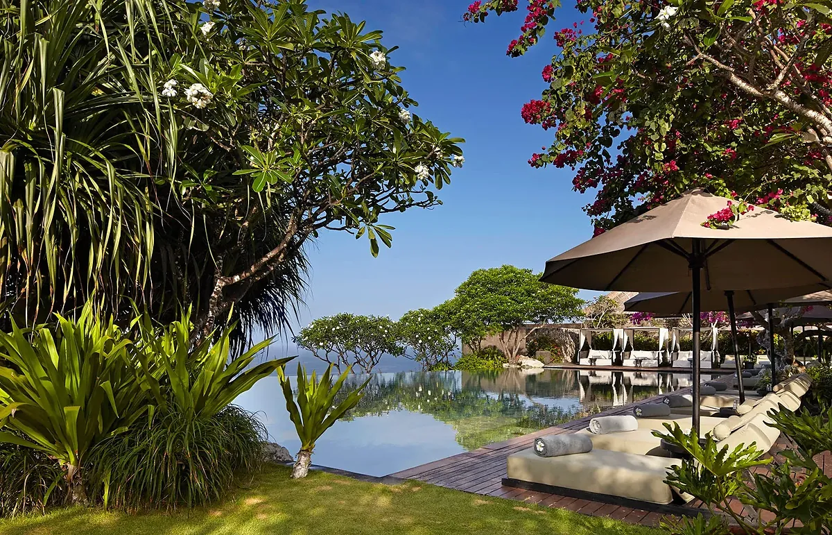 Bulgari Resort Bali, Uluwatu, Bali: exterior and setting, photographed for Luxury Hotel Compare