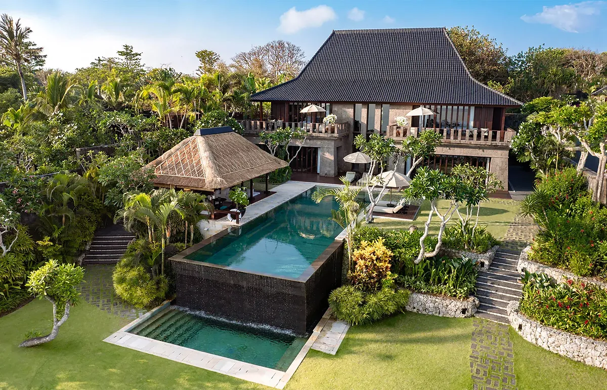 Bulgari Resort Bali, Uluwatu, Bali: restaurant, bar and dining terrace, photographed for Luxury Hotel Compare