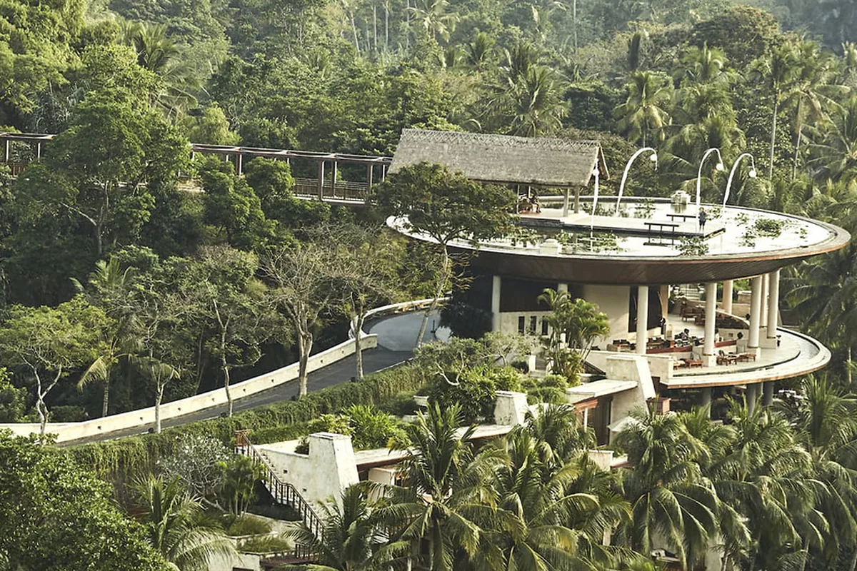 Four Seasons Resort Bali at Sayan, Ubud, Bali: arrival, grounds and architecture, photographed for Luxury Hotel Compare