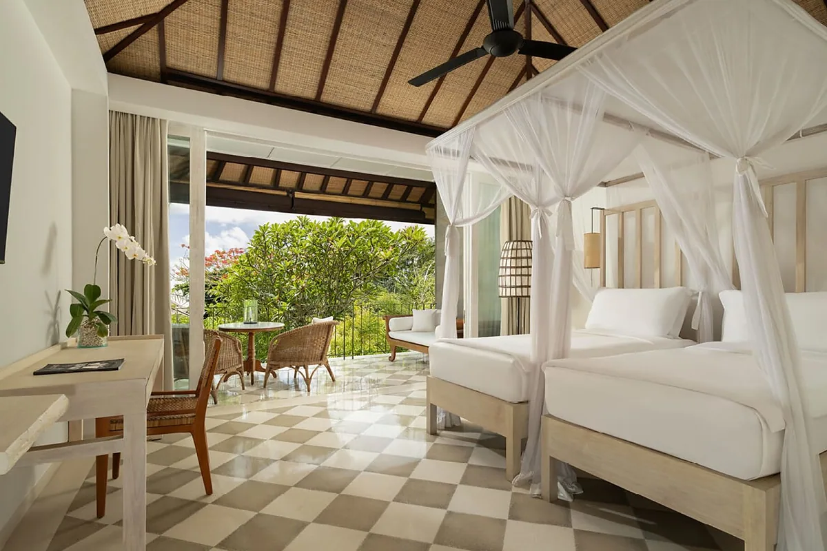 COMO Uma Ubud, Ubud, Bali: guest room interior, photographed for Luxury Hotel Compare