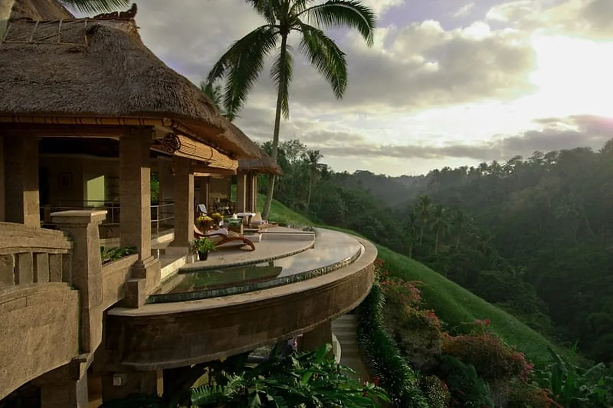 Viceroy Bali, Ubud, Bali: arrival, grounds and architecture, photographed for Luxury Hotel Compare