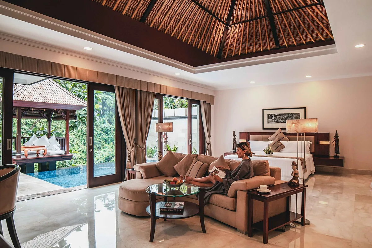 Viceroy Bali, Ubud, Bali: guest room interior, photographed for Luxury Hotel Compare