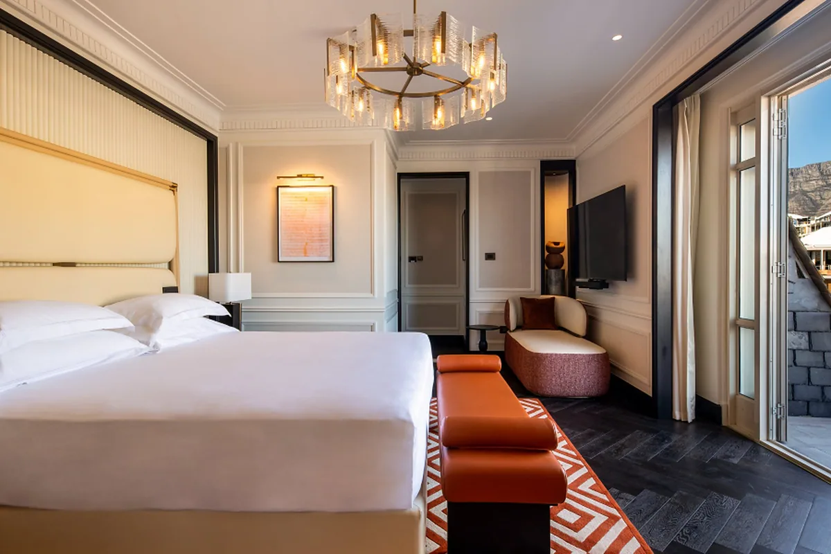 Cape Grace Hotel, V&A Waterfront, Cape Town: guest room interior, photographed for Luxury Hotel Compare