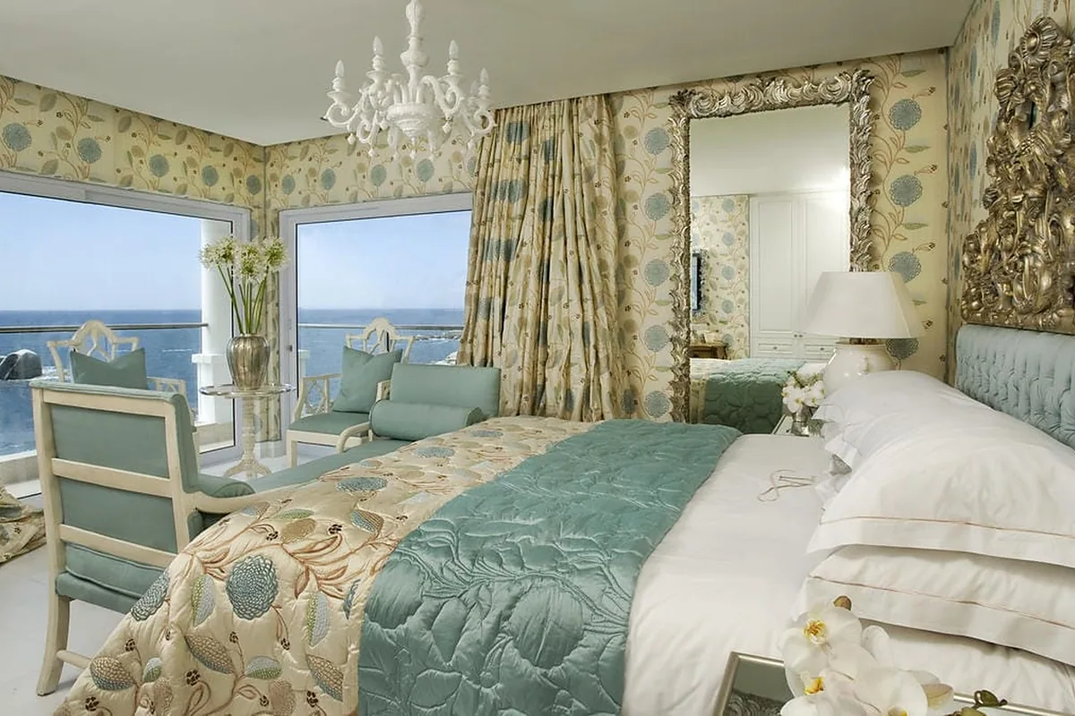 The Twelve Apostles Hotel & Spa, Victoria Road, Cape Town: guest room interior, photographed for Luxury Hotel Compare