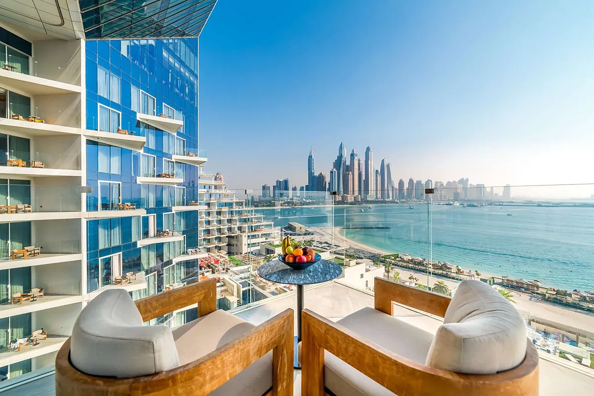 FIVE Palm Jumeirah Dubai, Palm Jumeirah, Dubai: exterior and setting, photographed for Luxury Hotel Compare