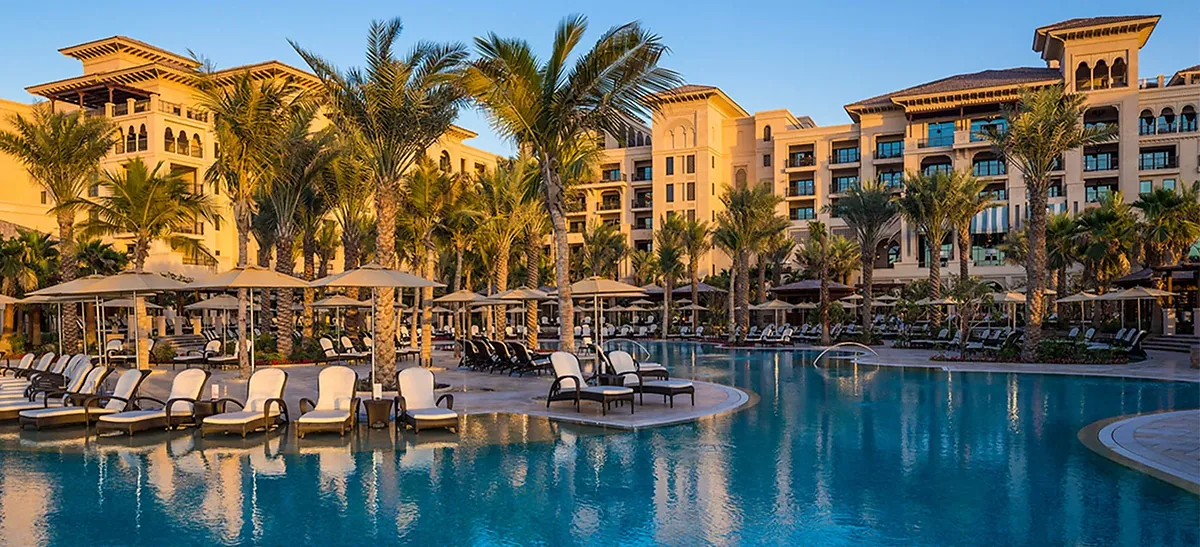 Four Seasons Resort Dubai at Jumeirah Beach, DIFC, Dubai: exterior and setting, photographed for Luxury Hotel Compare