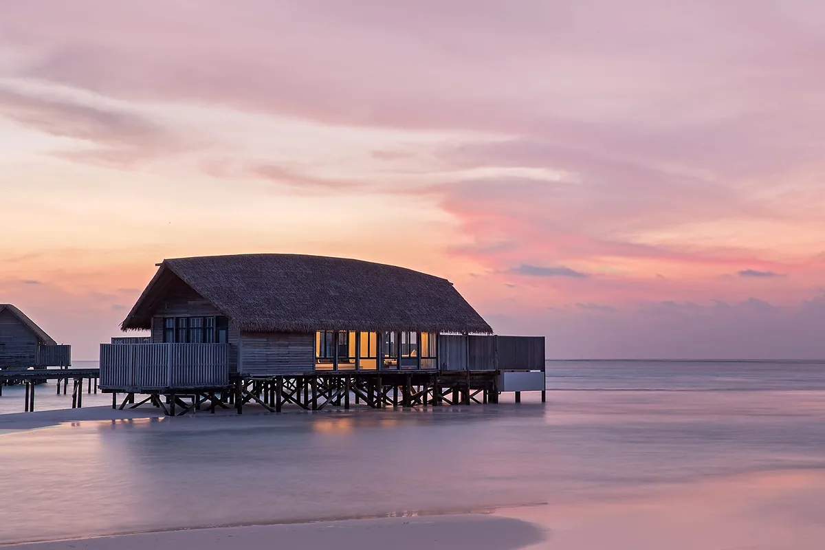 COMO Cocoa Island, South Malé Atoll, Maldives: arrival, grounds and architecture, photographed for Luxury Hotel Compare
