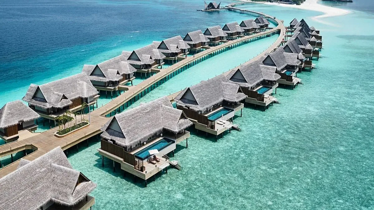 JOALI Maldives, Raa Atoll, Maldives: exterior and setting, photographed for Luxury Hotel Compare