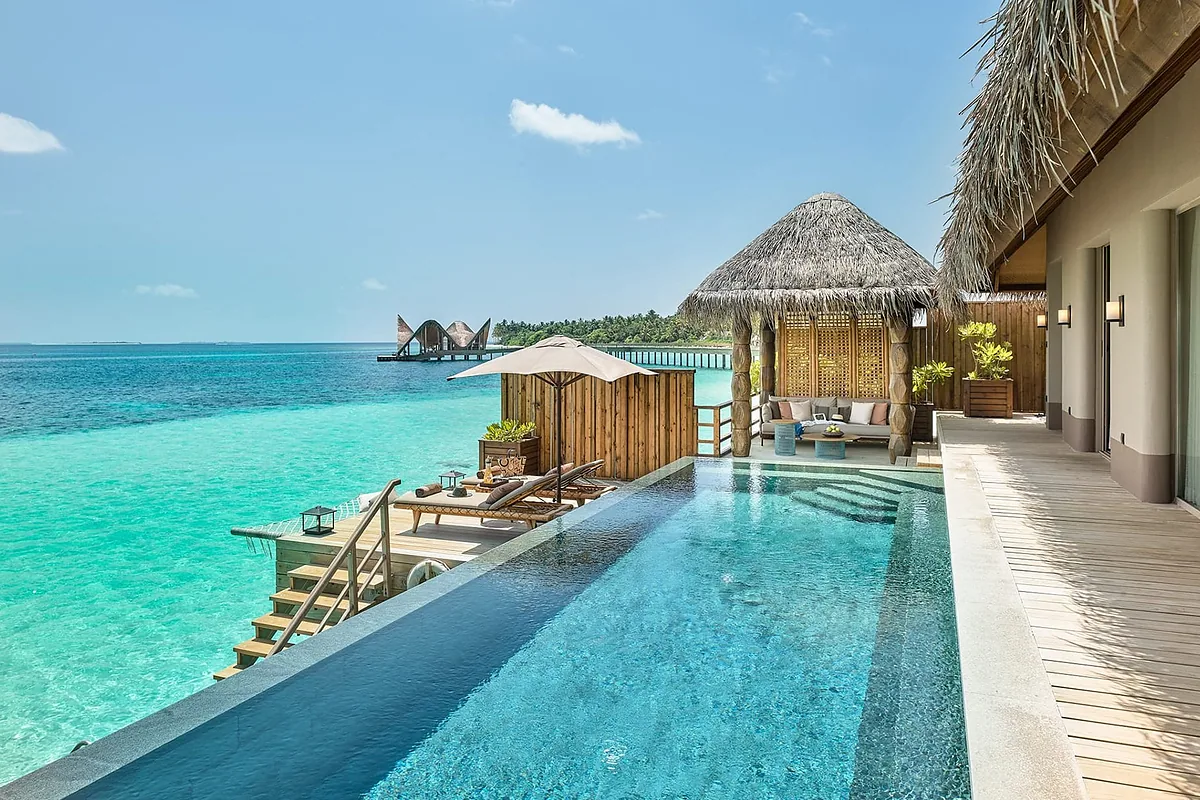 JOALI Maldives, Raa Atoll, Maldives: pool and spa, photographed for Luxury Hotel Compare