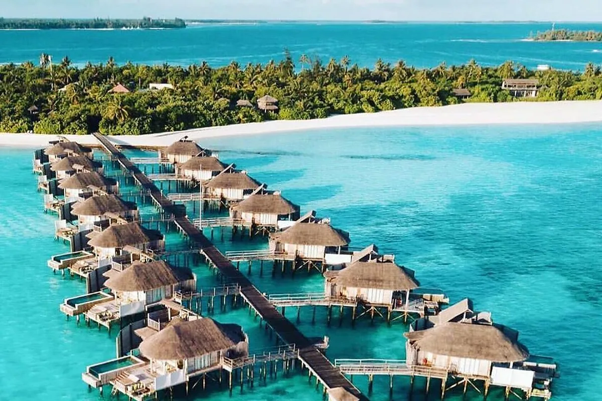 Six Senses Laamu, Laamu Atoll, Maldives: arrival, grounds and architecture, photographed for Luxury Hotel Compare