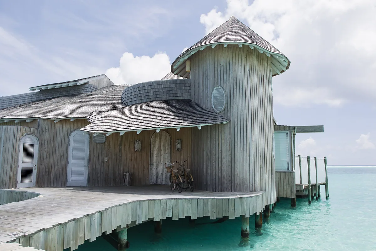 Soneva Jani, Noonu Atoll, Maldives: arrival, grounds and architecture, photographed for Luxury Hotel Compare