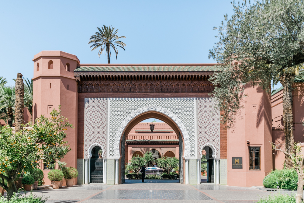 Royal Mansour Marrakech private riad courtyard with zellige tilework