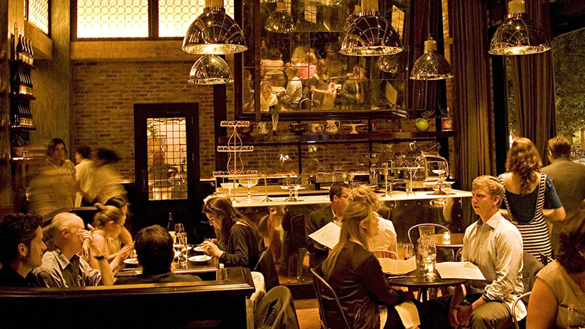 The Greenwich Hotel — Locanda Verde busy at dinner