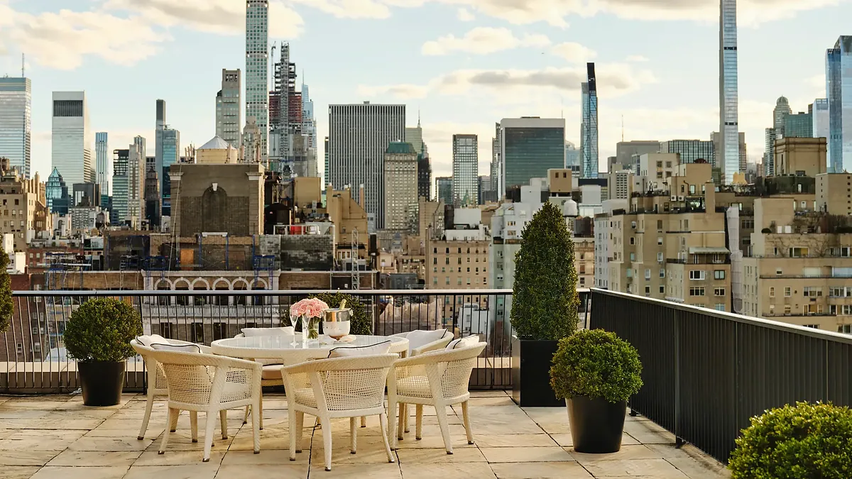 The Mark Hotel, Upper East Side, New York: exterior and setting, photographed for Luxury Hotel Compare
