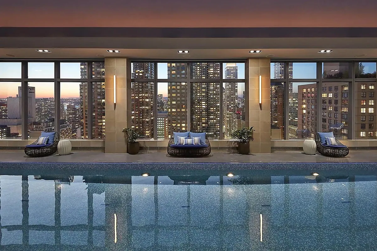 The Mark Hotel, Upper East Side, New York: pool and spa, photographed for Luxury Hotel Compare