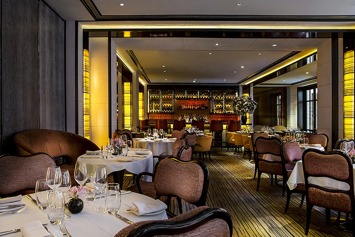 The Mark Hotel, Upper East Side, New York: restaurant, bar and dining terrace, photographed for Luxury Hotel Compare