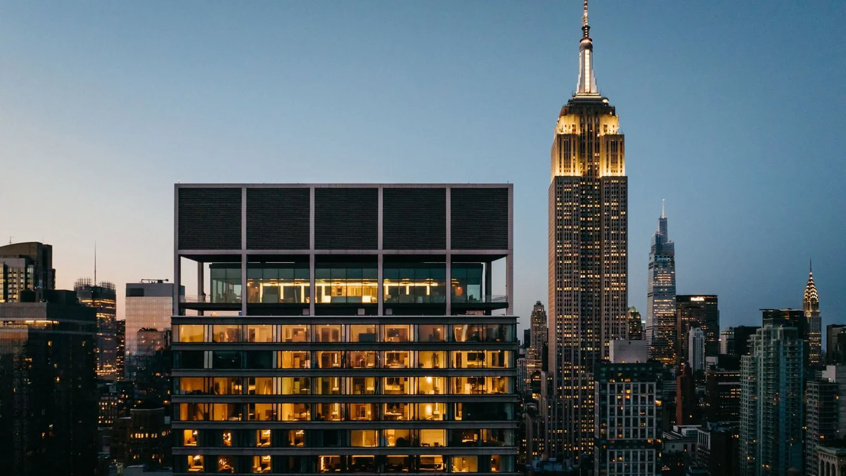 The Ritz-Carlton New York, NoMad — the tower at dusk beside the Empire State Building