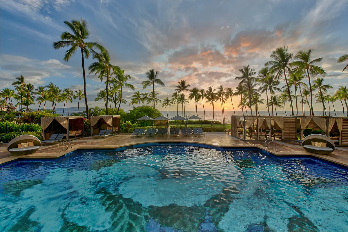 Hibiscus adults only serenity pool at Grand Wailea, Maui