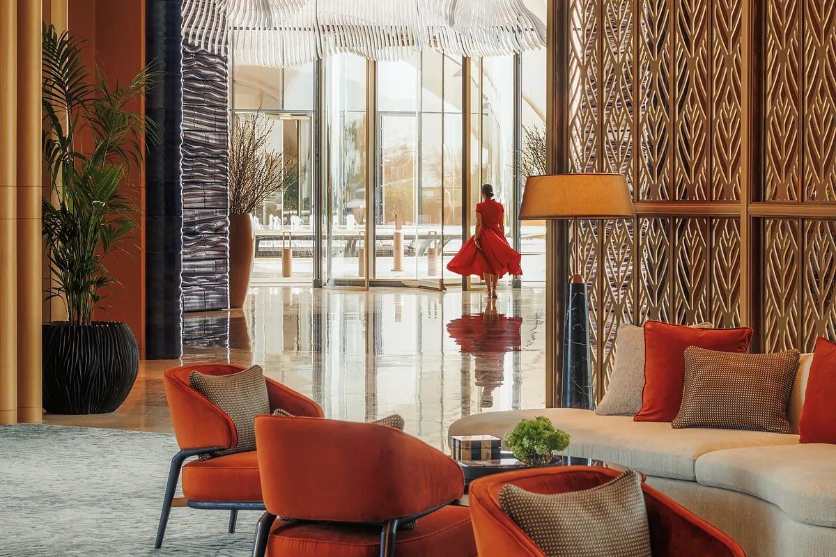 Lobby and reception at Jumeirah Marsa Al Arab