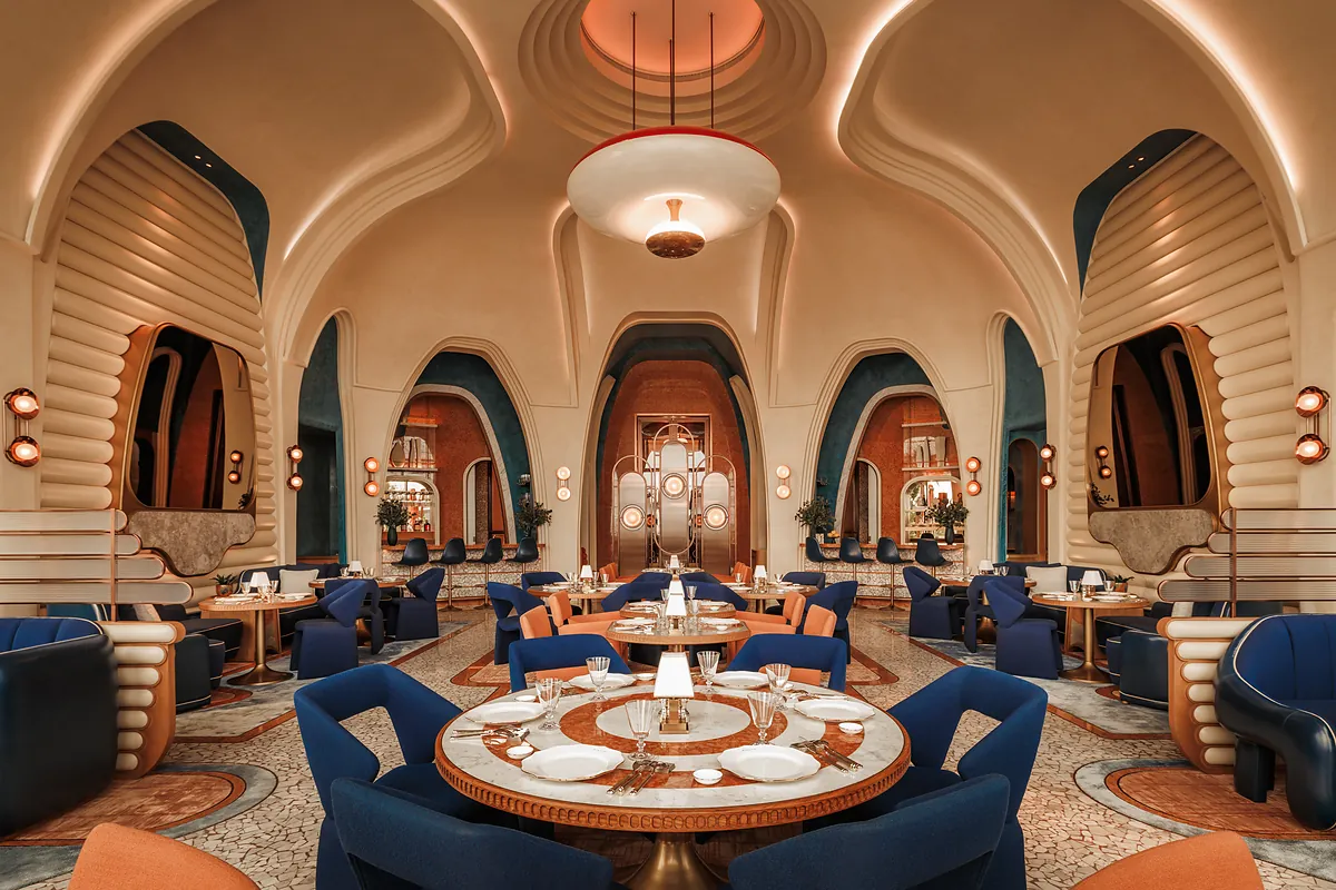 Rialto restaurant interior at Jumeirah Marsa Al Arab