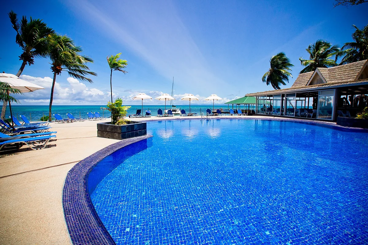 Coco de Mer and Black Parrot Suites in south west Praslin, Seychelles: pool and spa