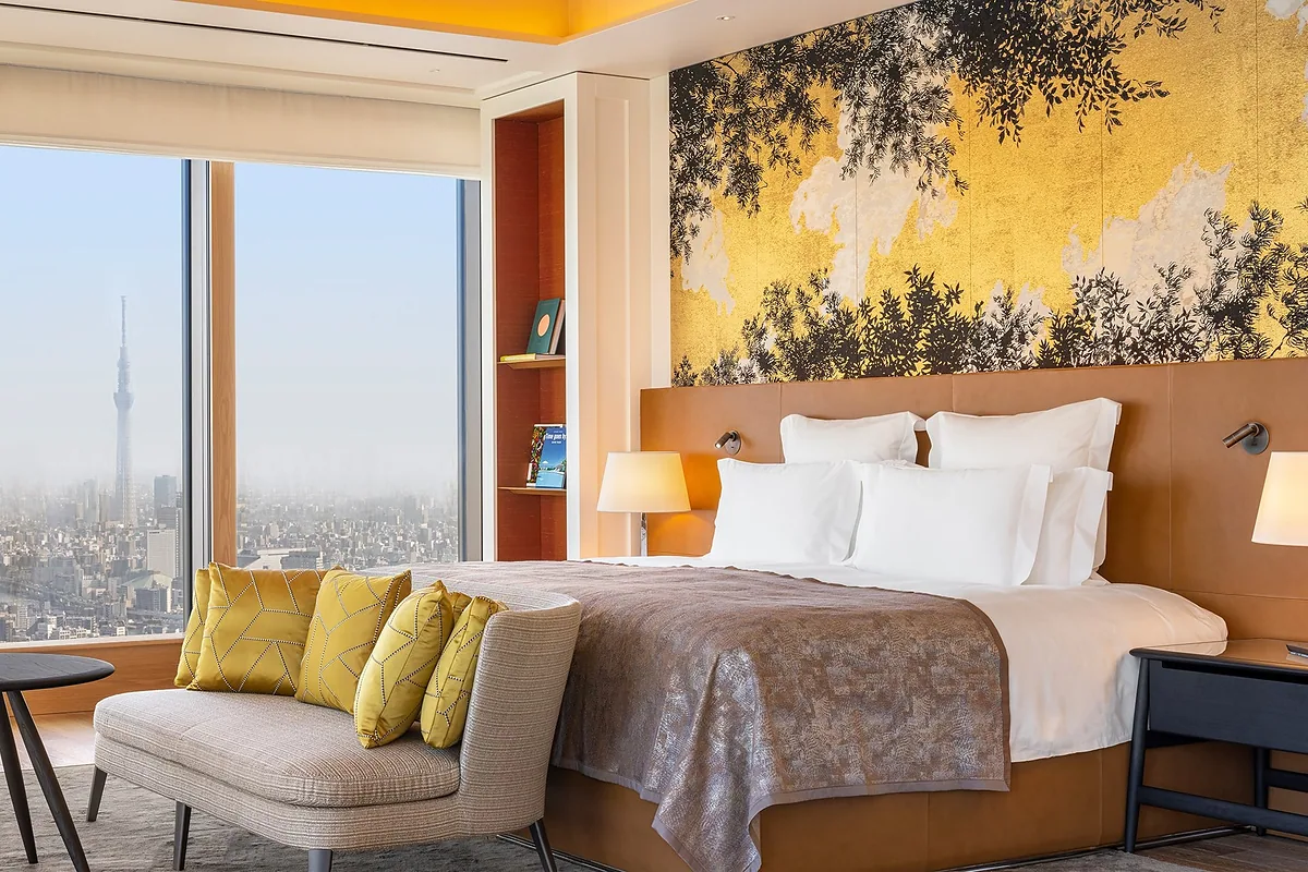 Bulgari Hotel Tokyo, Ginza, Tokyo: guest room interior, photographed for Luxury Hotel Compare