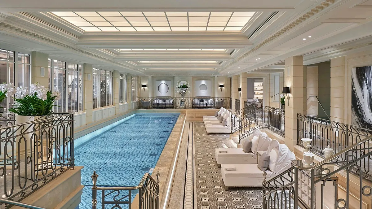 Royal suite at Four Seasons Hotel George V Paris